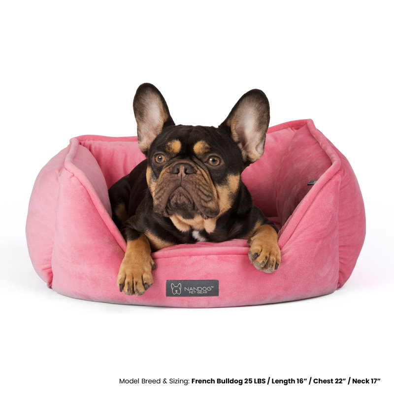 Reversible Dog Bed in Pink - Small, Small, Pink