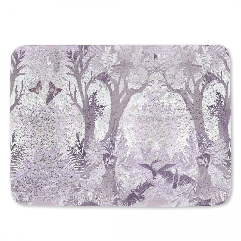 Décoration de salle de bain Fantasy Forest, L 21 po x L 34 po