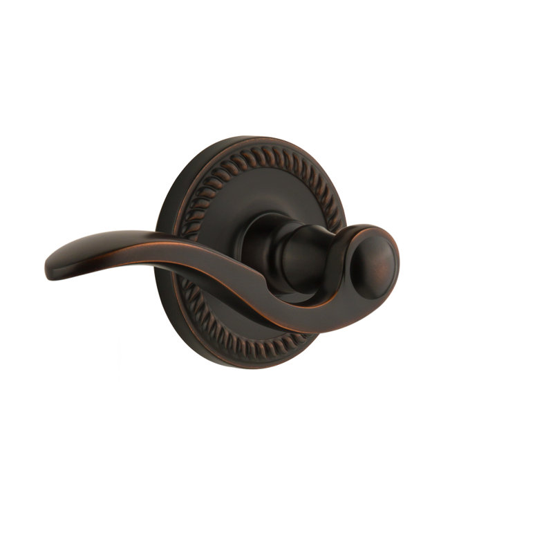 Mannequin double Grandeur Newport Rosette avec levier Bellagio, Bronze intemporel