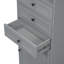 Grande armoire de rangement avec 3 tiroirs et tablettes réglables pour salle de bain, bureau, bureau et intérieur, panneau de fibres à densité moyenne avec finition peinte-937680153