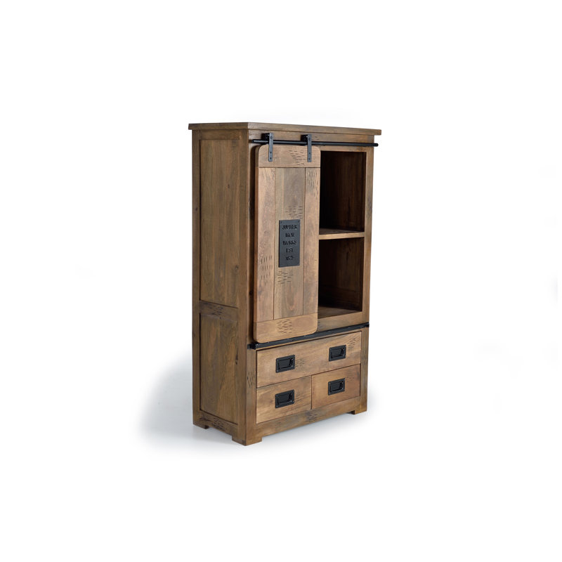 Verasha 90cm Solid Wood Sideboard