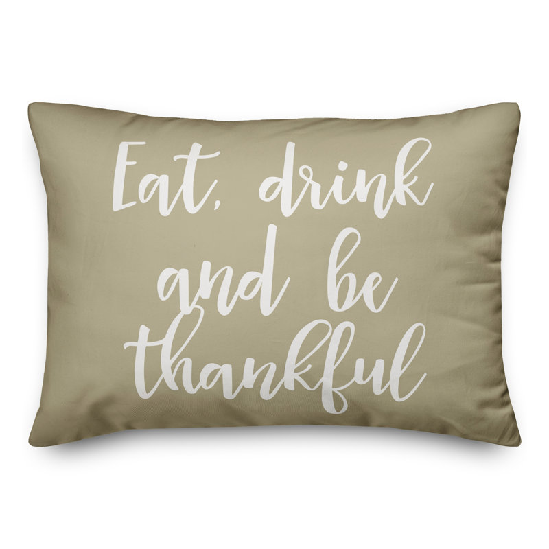 Reversible Throw Pillow, Beige