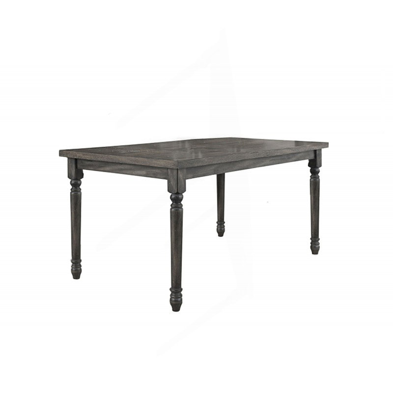 Table de salle à manger rectangulaire de style transitionnel, table de cuisine