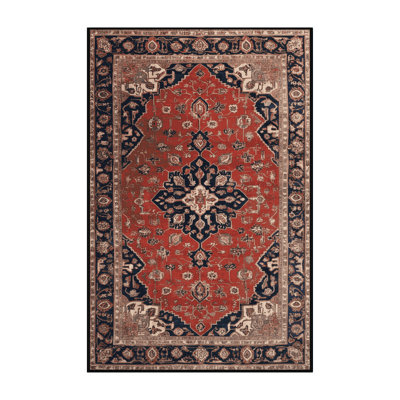 Machine Washable Persian Brown Area Rug