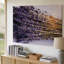 Toile, composition en gros plan avec des brins de lavande délicats présentant leur art mural, textures complexes et teintes mauves vibrantes, art mural-1910692967