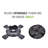 Flame King Portable BottleTop Camping Stove with Base Stand, Compatible with 1LB Propane Tanks