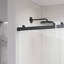 56-60 * 76 "Porte de douche coulissante double sans cadre à fermeture en douceur avec verre trempé de qualité supérieure (8 mm) et revêtement facile à nettoyer-118574670