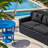 24x24 Inch Water-Resistant and Fade-Resistant Outdoor Back Pillows with Zipper for Patio Furniture, Dining Chairs and Sectional Sofas-1477545783