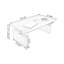 Bureaux rectangulaires en bois massif-108191394