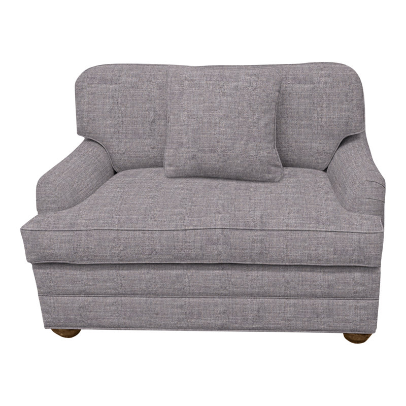 East Lake Chair, Nomad Slate Crypton® Chenille, Havana