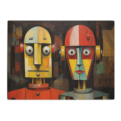 Robot Constructivism  Glass Chopping Board