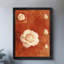 «Black», peinture florale rétro encadrée noire: roses neutres, impression d'art mural, impression sur le thème de la Saint-Valentin-359984906