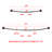 Utopia Alley Rustproof Fixed Mount Single Curved Shower Rod, Aluminum, adjustable from 45" to 72" Wide-20942065
