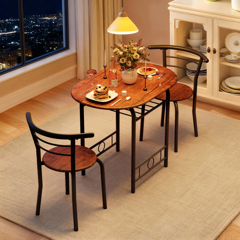 Ensemble repas pour 2 personnes Kokoruda, Brun-rouge
