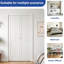 Porte pliante à 2 panneaux creux de 24 po x 80 po CHIC Mode Doors avec trousse de quincaillerie d'installation-137545742