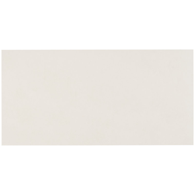 Carreau de porcelaine 12 po x 24 po Techno, Blanc mat