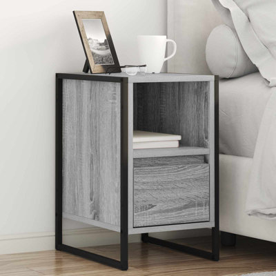39.5cm W Manufactured Wood Bedside Table