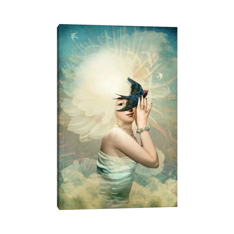 «The Sun» par Catrin Welz-Stein, H 40 po x l 26 po x P 1,5 po, Toile tendue