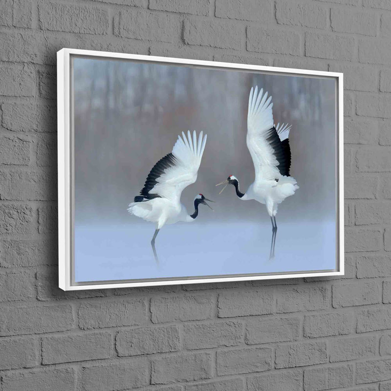 1 Piece Wall Art on Canvas, 25 cm H x 35 cm W, Framed Print without Mat, White