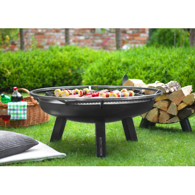 Round Steel Wood Burning Smokeless Fire Pit