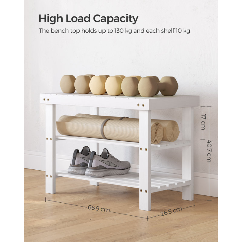 Bamboo Storage Bench
