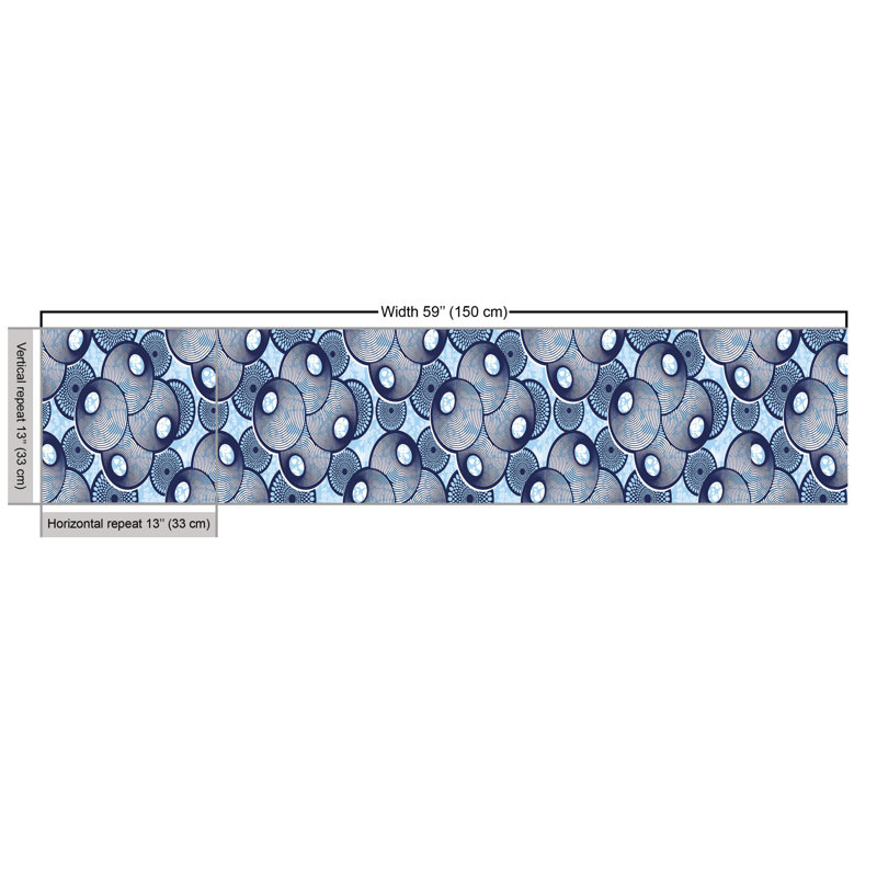 Charnai Sea Shells Nature Rhythmic Multi-Purpose Fabric