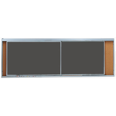Tableau blanc mural combinant unité horizontale