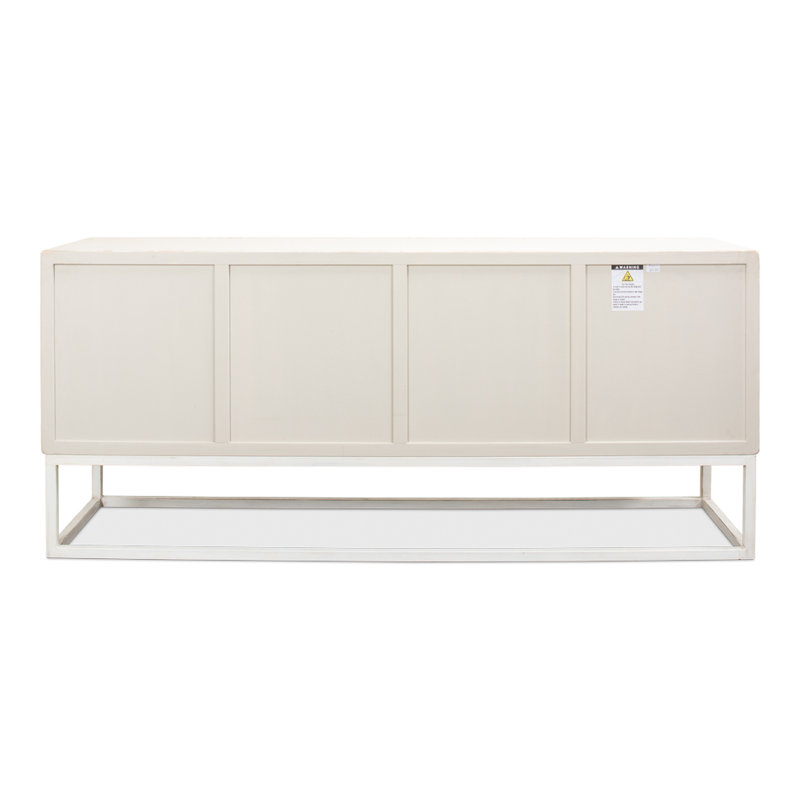 Aztec 80'' W Solid Wood Sideboard, White