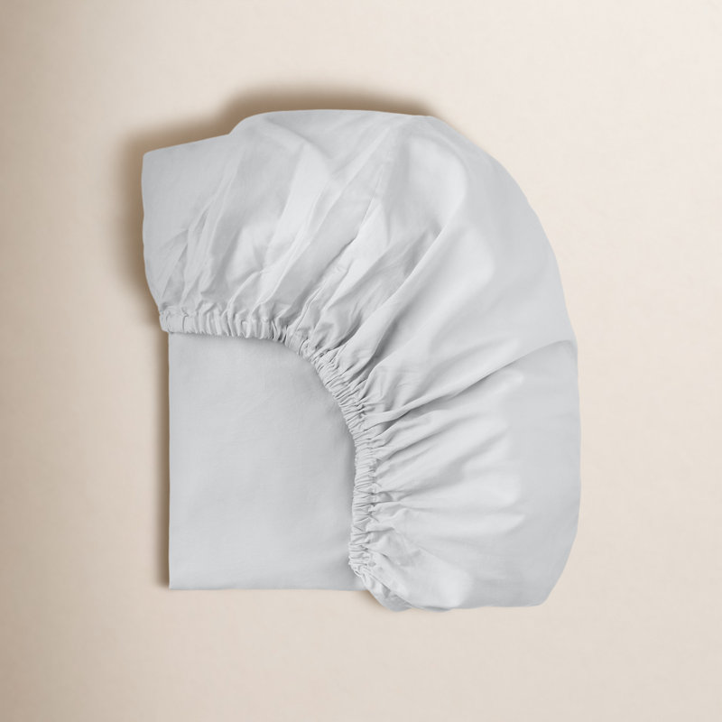 Cloud Soft Sateen Fitted Sheet, Twin Fitted Sheet, Seal