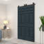 Portes de grange doubles en panneaux de fibres à densité moyenne composites avec ensemble de quincaillerie d'installation-86925219-87327910