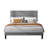 Brithny Linen Upholstered Platform Bed with Height Adjustable Headboard-504741635-504741639