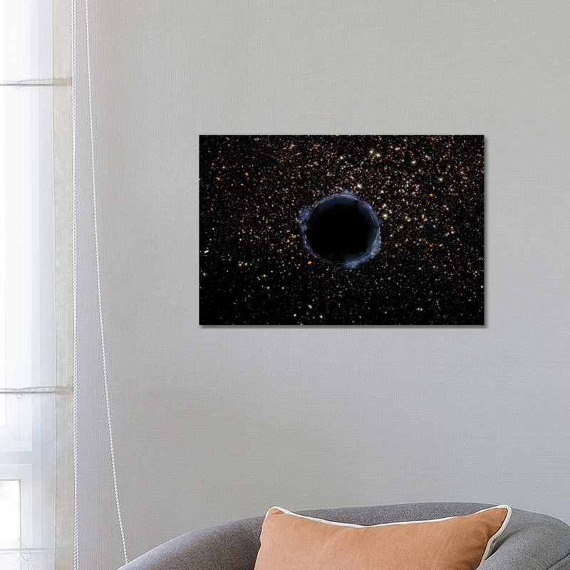 A Black Hole in a Globular Cluster 1 Piece Wrapped Canvas Wall Art, 66.04 cm H x 45.72 cm W x 3.175 cm D