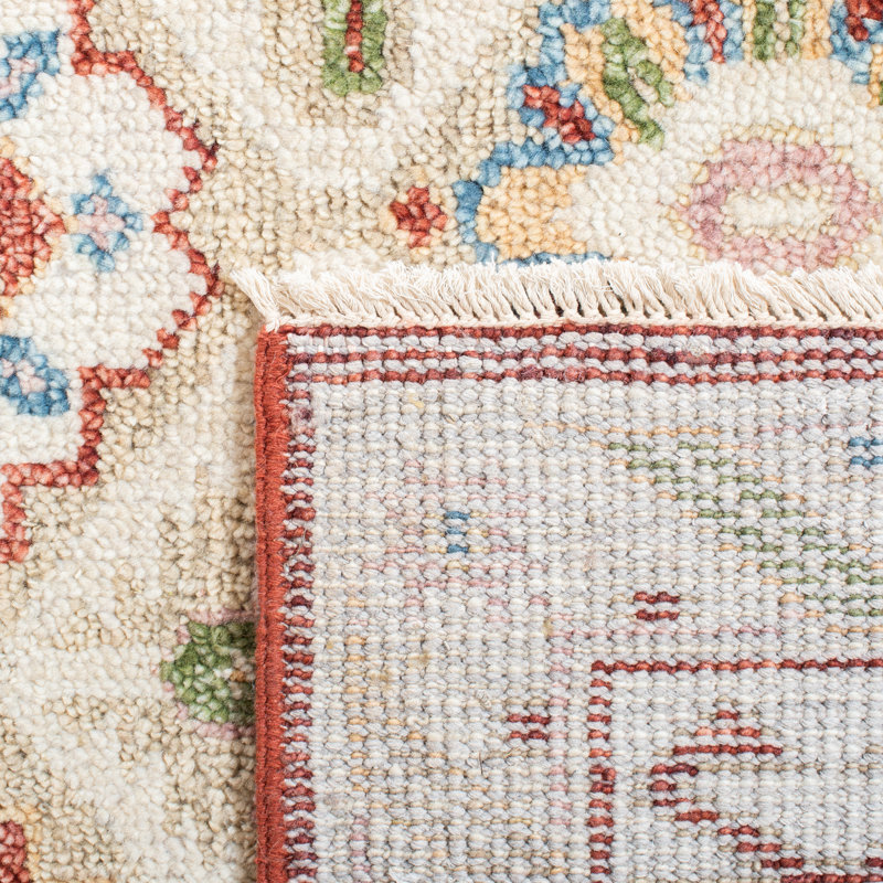 Ivory Elegance 6' x 9' Hand-Knotted Wool Rug
