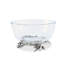 Olive Grove Glass Dessert Bowl