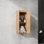 Meuble-lavabo mural 48 po avec lavabo et armoire latérale, portes à fermeture en douceur 48 po