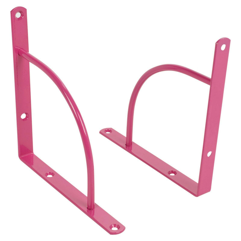 Merha Wall Shelf, 2cm H x 60cm W x 23.5cm D, Pink
