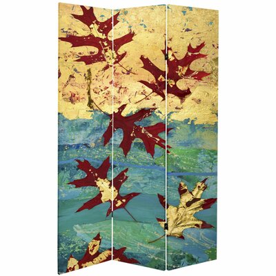 Ouida 3- Panel 38.75" W x 84" H Folding Room Divider