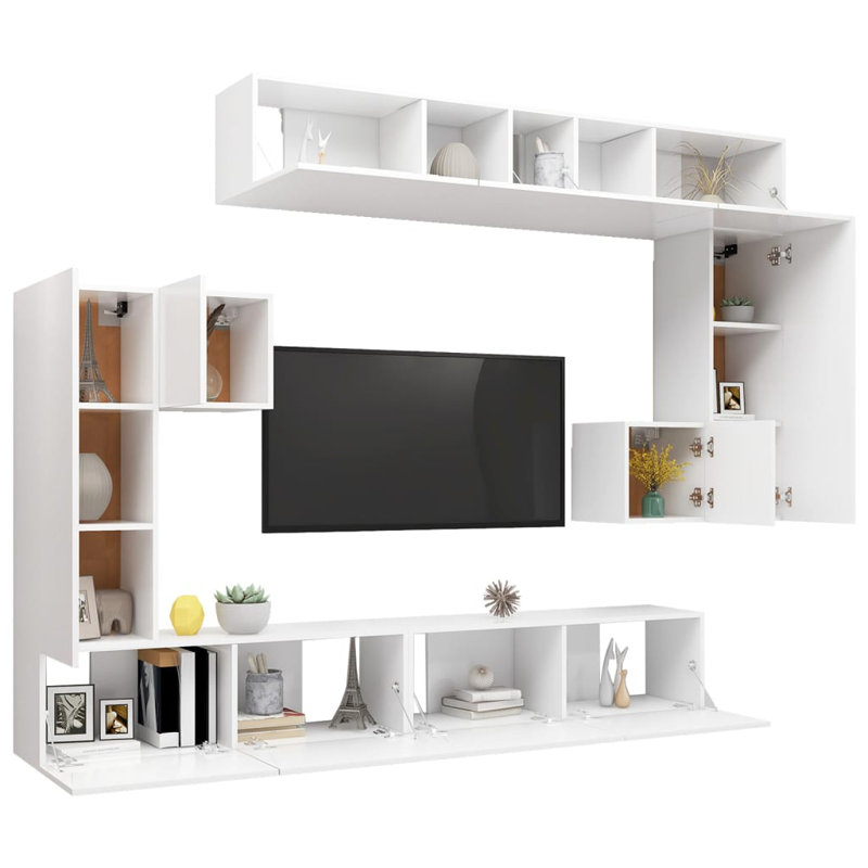 Azeez Unfinished Entertainment Centre for TVs up to 43", White