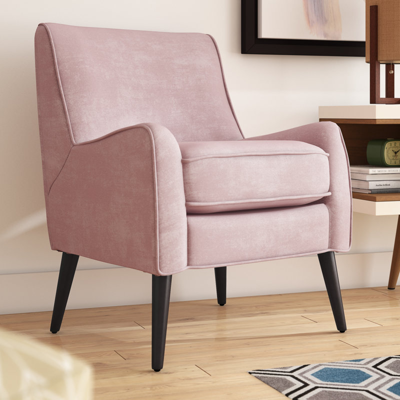 Lorena Upholstered Armchair, Pink