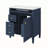 Modern Bathroom Storage Cabinet with 2 Drawers and a Tip-out Drawer,Top Sink