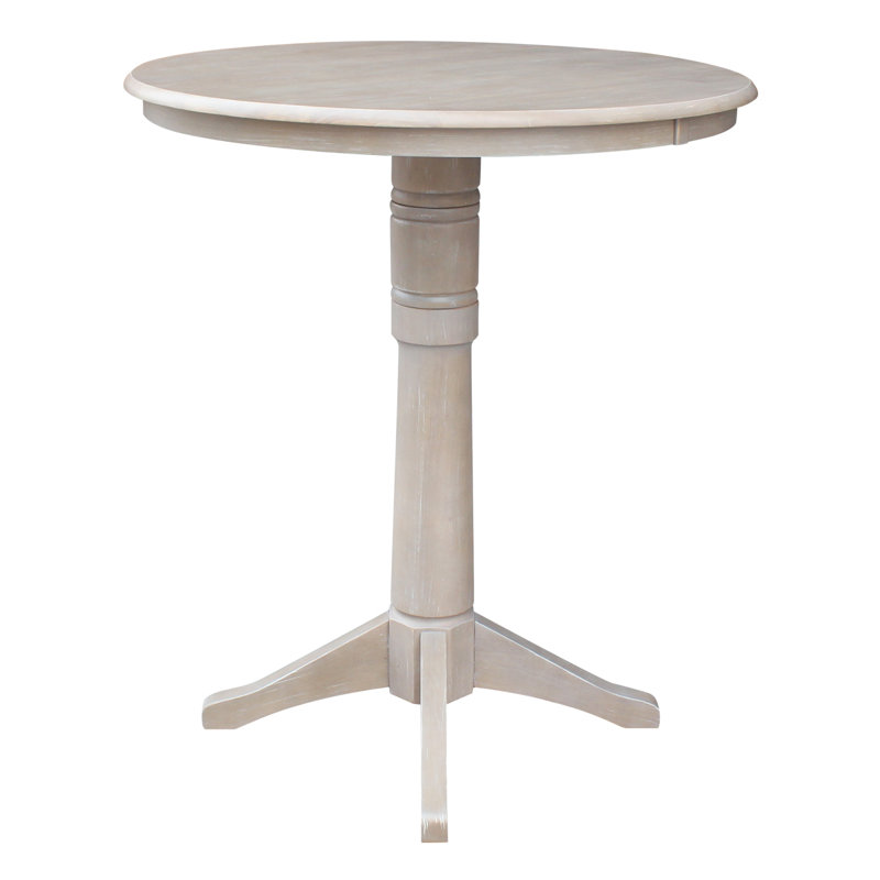 Table de salle à manger Craighead, H 41,9 po x L 36 po x l 36 po, Taupe-gris délavé