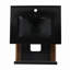 Meuble-lavabo simple avec plateau en bois manufacturé-149084876