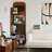 Nut-Brown Solid Wood Corner cabinet