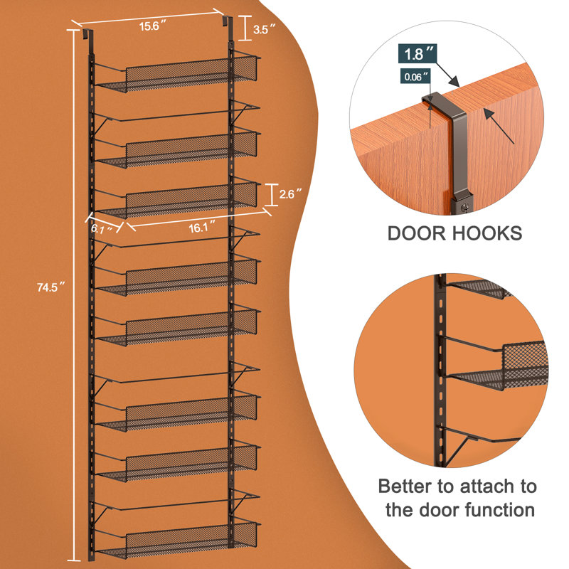Over-the-Door Spice Rack