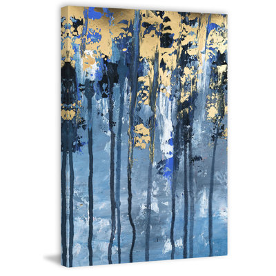 « golden clouds », reproduction de peinture à l’acrylique sur toile tendue