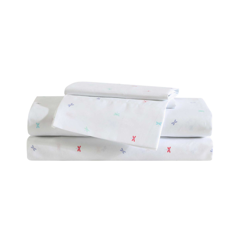 Eddie Bauer Kids Sheet Sets, Twin Sheet Set + 1 Standard Pillowcase, Little Stripe Pink