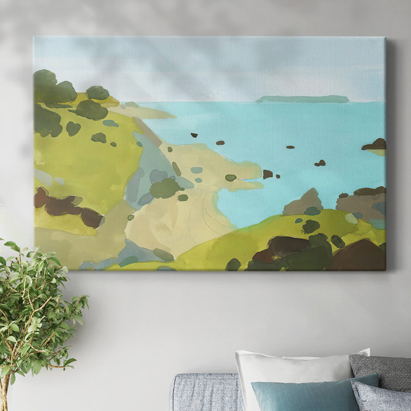 Toile tendue Coastal Inlet I-Gallery, H 12 po x l 18 po