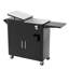 Chariot de glacière pour terrasse 80 pintes avec armoire et table d'appoint pliable-120785907