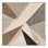Tapis moelleux moelleux à motif abstrait moderne et contemporain beige