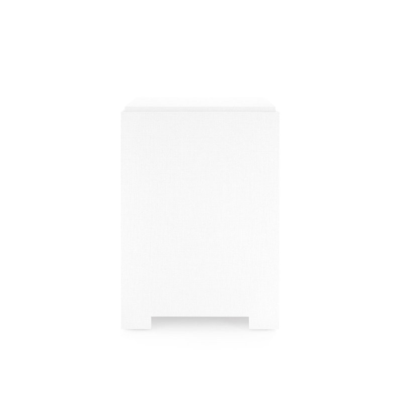 Fedor Accent Chest, White Grasscloth
